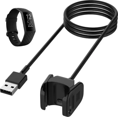 Produktbild von Kabel kompatibel mit Fitbit CHARGE 4 - USB-Ersatz-Ladeadapter für Smartwatches Phonillico®