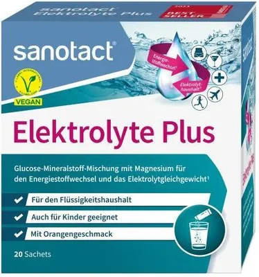 Produktbild von Sanotact Elektrolyte Plus Pulver 20 St