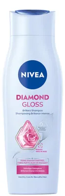 Produktbild von NIVEA Diamond Gloss, 250 ml, Shampoo, Nicht-professionell, Frauen, Alle Haare, Alle Farben