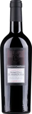 Produktbild von Gourmet Berner Conte di Campiano, Primitivo di Manduria, 14,5%vol., 0,75l WROT10