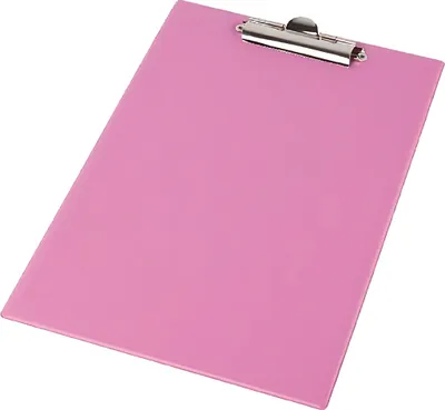 Produktbild von Klemmbrett-Mappe A4 mit kräftiger Klemme pastellrosa, A4
