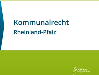 Produktbild von Kommunalrecht Rheinland-Pfalz