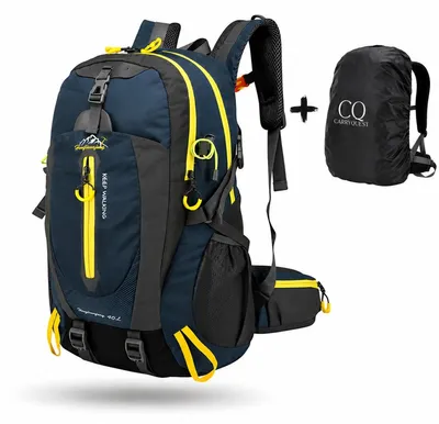 Produktbild von CarryQuest® - Rucksack - 40L Nylon leicht mit Rückenbelüftung dunkelblau