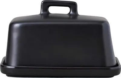 Produktbild von EPICURIOUS Butterdose Schwarz, Porzellan, in Geschenkbox