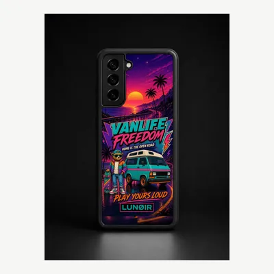 Zdjęcie produktu dla Etui do telefonu Samsung S21 Plus, pokrowiec ochronny z motywem "vanlife" – LUNØIR ©