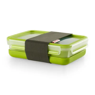 Produktbild von EMSA Clip & Go Lunchbox 1,2 L 518098, 1,2 l, Transparent, Polypropylen (PP), Thermoplastisches Elastomer (TPE), Deutschland, 163 mm, 225 mm