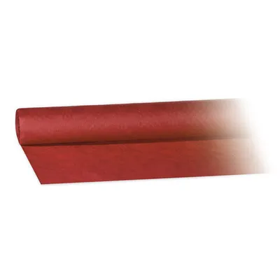 Produktbild von 1x Damasttischdecke Tischtuch aus Papier gerollt 1,20m x 8m bordeaux