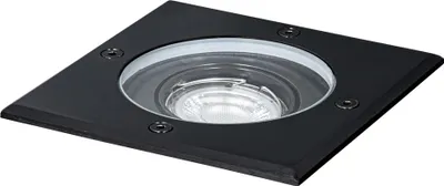 Produktbild von Bodenstrahler für den Außenbereich, Schwarz, Quadratisch, Verstellbar, IP65   Delux