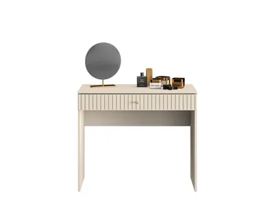 Produktbild von Schminktisch – Frisiertisch – Kosmetiktisch – SOPHIE 0801 – Kaschmir – 92 cm – Moderner Frisiertisch mit Schublade und Ablagefläche