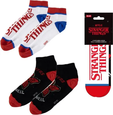 Produktbild von Stranger Things Knöchelsocken 2-er Pack 38-45
