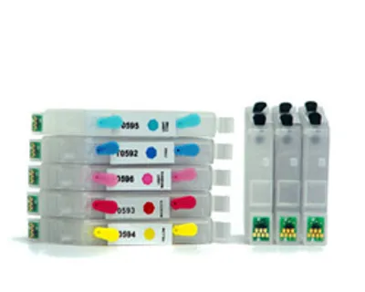Obrázek produktu pro Náhradní kazety T0591 – T0599 (nejsou originální) nahrazují kazety Epson