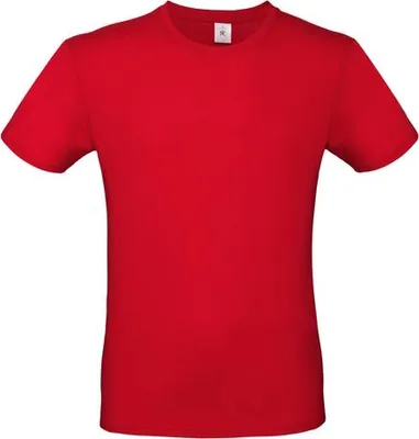 Produktbild von Herren-T-Shirt, Kurzarm - B&C #E150 - red - Größe 5XL