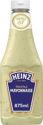 Produktbild von Heinz Trüffel Mayonnaise mit Trüffelstückchen Squeezeflasche 875ml