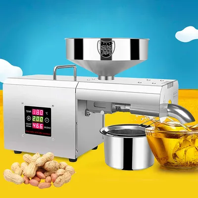 Zdjęcie produktu dla Automatyczna maszyna do tłoczenia oleju Wydajność ekstrakcji oleju Maszyna do tłoczenia oleju 300W 220V 50° - 250°