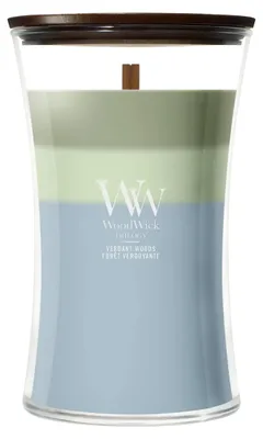 Imagen del producto de Vaso para vela perfumada, colección Trilogy, aroma Verdant Woods, 609.5 g