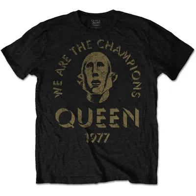 Produktbild von Queen We Are The Champions Black L T-Shirt