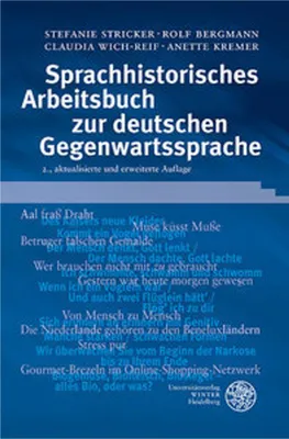 Produktbild von Sprachhistorisches Arbeitsbuch zur deutschen Gegenwartssprache