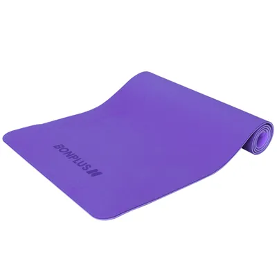 Productafbeelding van Bonplus BP | Yogamat en pilatesmat | Sportmat | Wordt geleverd met een schouderband en een draagtas | Ideaal voor sporten thuis | Milieuvriendelijk