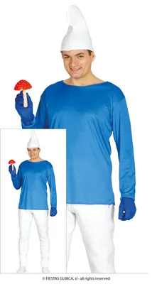 Produktbild von Zwerg Märchenfigur Kostüm Outfit Fantasiewelt Abenteuer Festival Party Karneval Fest Märchenkönig Kreative Welt Kostümierung Buchtag, Größe: 54 - 56 (XL) Farbe: Blau