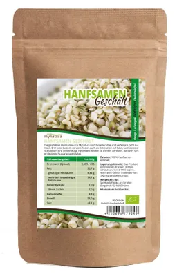 Produktbild von Mynatura Hanfsamen geschält  – Im Beutel ab 1kg - 1 Beutel