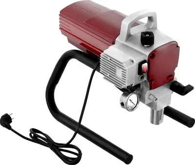 Produktbild von Airless Farbsprüher - Hand-Spritzpistole - 1800 W - 1,8 l/min - 15 MPa - 9 m Hochdruckschlauch - 220 V - Edelstahl