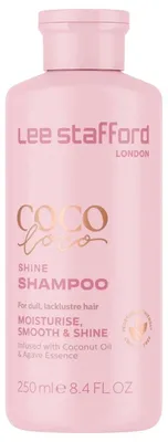 Produktbild von Lee Stafford - Coco Loco - Glanzshampoo - Repariert trockenes und strapaziertes Haar - 250 ml
