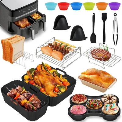 Airfryer-Zubehörset, 69-teilig, für Tefal & Ninja