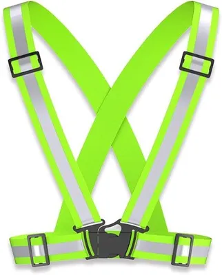 Zdjęcie produktu dla Kamizelka odblaskowa – dobrze widoczna, oddychająca, unisex, do biegania i dla motocyklistów