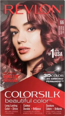 Zdjęcie produktu dla Colorsilk farba do włosów Beautiful Color dla kobiet 59,1 - 66 Cherry Red - Revlon