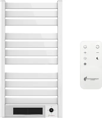 Produktbild von Elektrischer Handtuchtrockner mit Gebläse an der Wand Omiros Sannover 2000 W Weiß