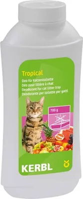 Produktbild von Kerbl Deo-Konzentrat für Katzentoilette (mit Tropicalduft, 700 g Flasche) 82674