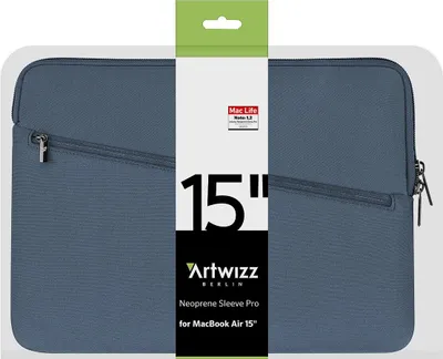 Produktbild von Artwizz Neoprene Sleeve Pro – Macbook Air 15, Schutzhülle, 38,1 cm (15"), 340 g