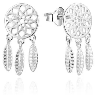 Produktbild von Fine silver earrings Dream catchers AGUP2128L
