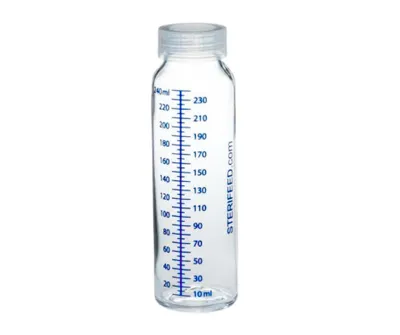 Zdjęcie produktu dla Butelka szklana do karmienia niemowląt Sterifeed 240 ml
