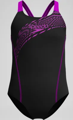Zdjęcie produktu dla SPEEDO Girls Medley Logo Medalist SCHWARZ/PINK 128