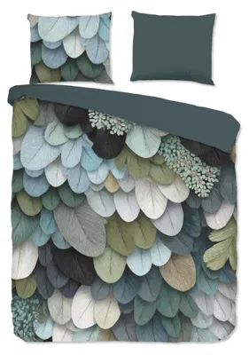 Productafbeelding van Good Morning Dekbedovertrek "Suprema" - Groen - (240x220 cm) - 100% Katoen