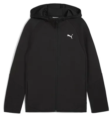 Productafbeelding van Puma jongens Evostripe volledige rits hoodie, donkerblauw sweatshirt, Puma, maat 128 EU