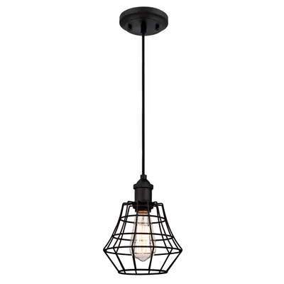 Produktbild von Pendelleuchte Nathan Mattschwarz mit 1 Lichtquelle