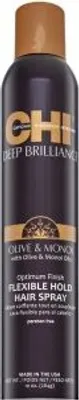 Produktbild von CHI Deep Brilliance Olive & Monoi Flexible Hold Hair Spray pflegender Haarlack für alle Haartypen 284 g