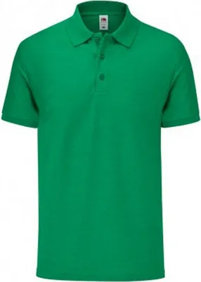 Produktbild von Fruit Of The Loom Herren Piqu Polo Shirt PC3572 (3XL) (Grün meliert)
