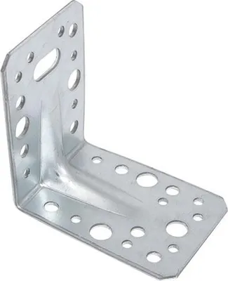 Image de Equerre Ass.renfor Regl. 105x90x105x25 Galva - Afbat