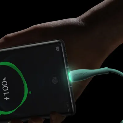 Produktbild von Joyroom Lade-/Datenkabel - USB zu Typ-C 3A grün (1m)