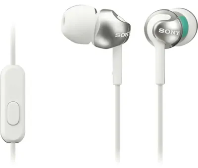 Productafbeelding van Sony MDR-EX 110AP In-ear hoofdtelefoon, wit