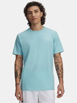 Produktbild von Under Armour Logo-T-Shirt für die linke Brust, Blau XL