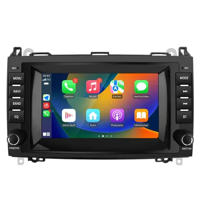 Produktbild von 2+32GB carplay android14 SWC WIFI android auto geeignet für Mercedes Benz W169 W245 W639 Vito W906 Sprinter Viano DAB+ RDS FM