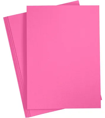 Immagine prodotto di Cartoncino colorato Creativ Company, A4, foglio 210 x 297 mm, 180 g, rosa, 20 fogli 1 scatola