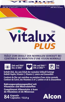 Obrázek produktu pro Vitalux Plus kapsle 84 kapslí