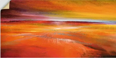 Produktbild von ARTland Wandbild, selbstklebend Ernteland Größe: 40x20 cm