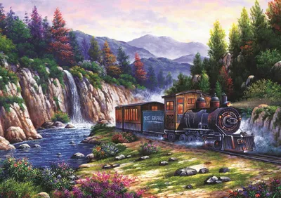 Produktbild von ART PUZZLE Puzzle Train Travel 1000 Teile