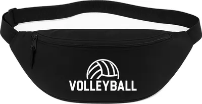 Produktbild von Huuraa Bauchtasche Volleyball Schriftzug 2,5 Liter Black Polyester Crossbody Bag Geschenkidee